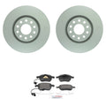 Set of 2 Bosch 312mm Quietcast Disc Brake Rotors for Audi A4 A6 Quattro