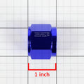 10AN Blue Aluminum/Steel Hard Line Tubing Sleeve Nut Flare Fitting