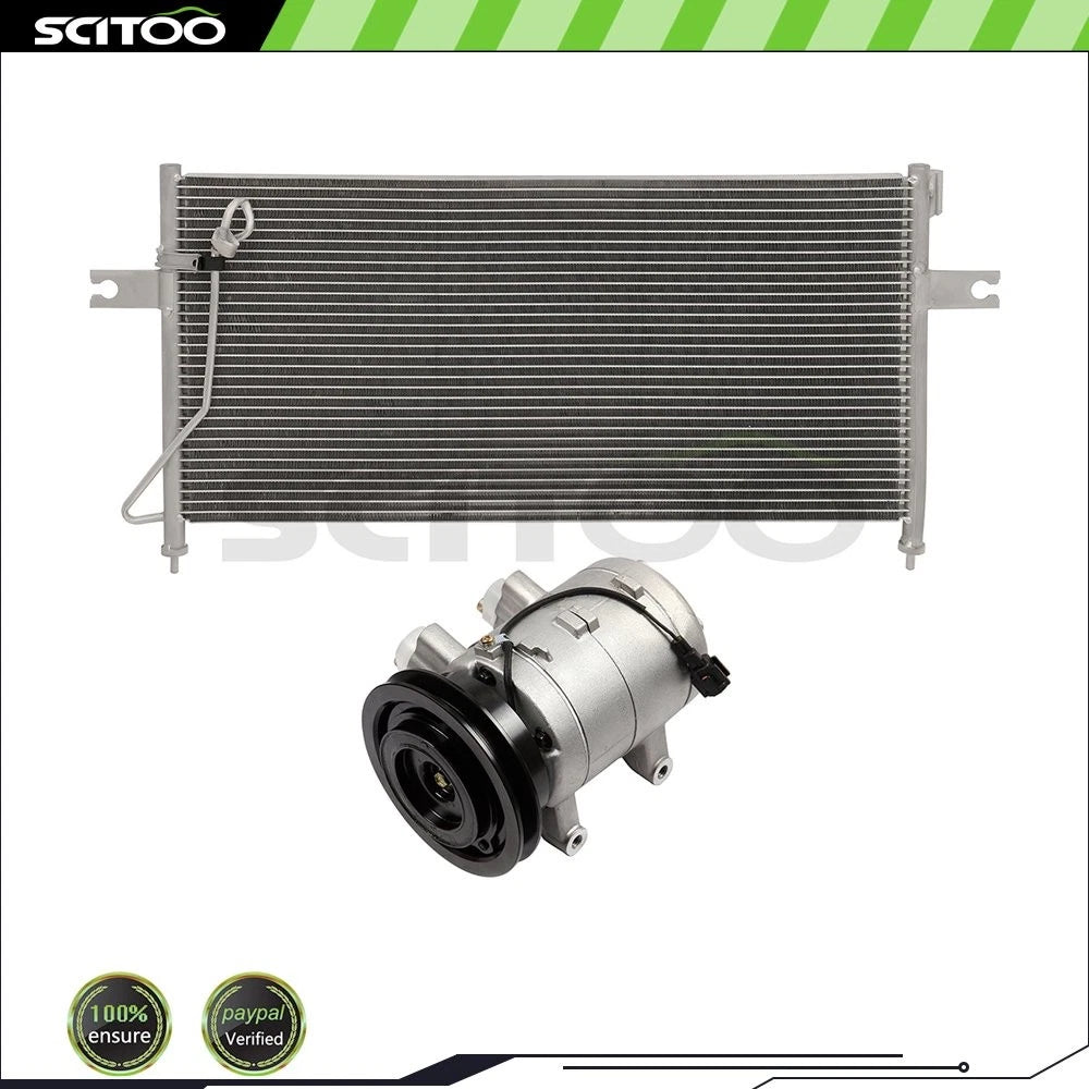 Condenser and Compressor for Nissan Frontier (1998–2002) Xterra (2000–2002)