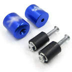 Blue Rubber Hand Bar End for Suzuki GSXR 600 750 1000 GSX1300R (1999–2012)