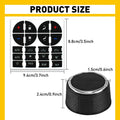 Set of 4 Rear Radio Volume Control Knob Stickers for