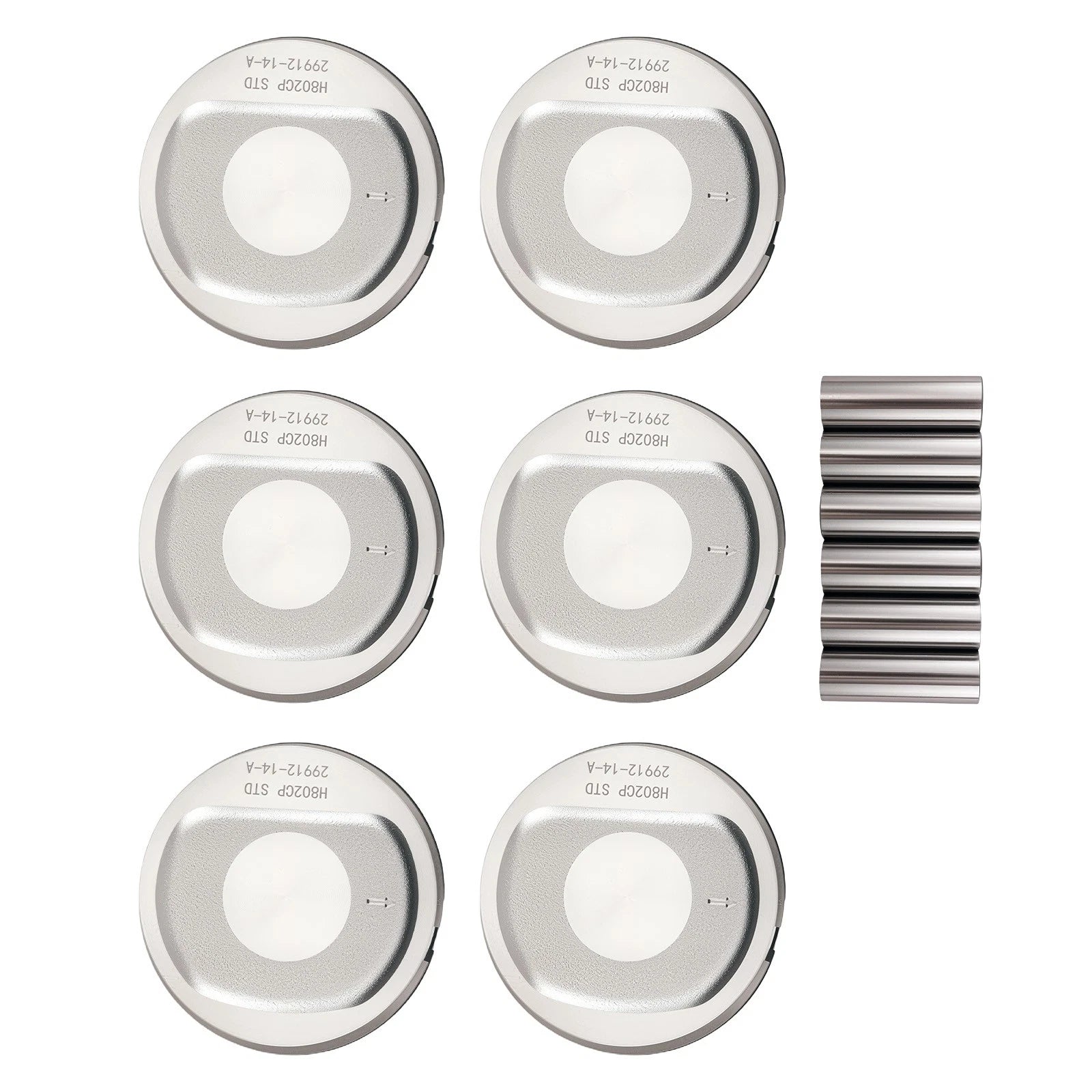 Piston Set for Jeep Wrangler TJ 4.0L L6 (1996–2006) H802CP