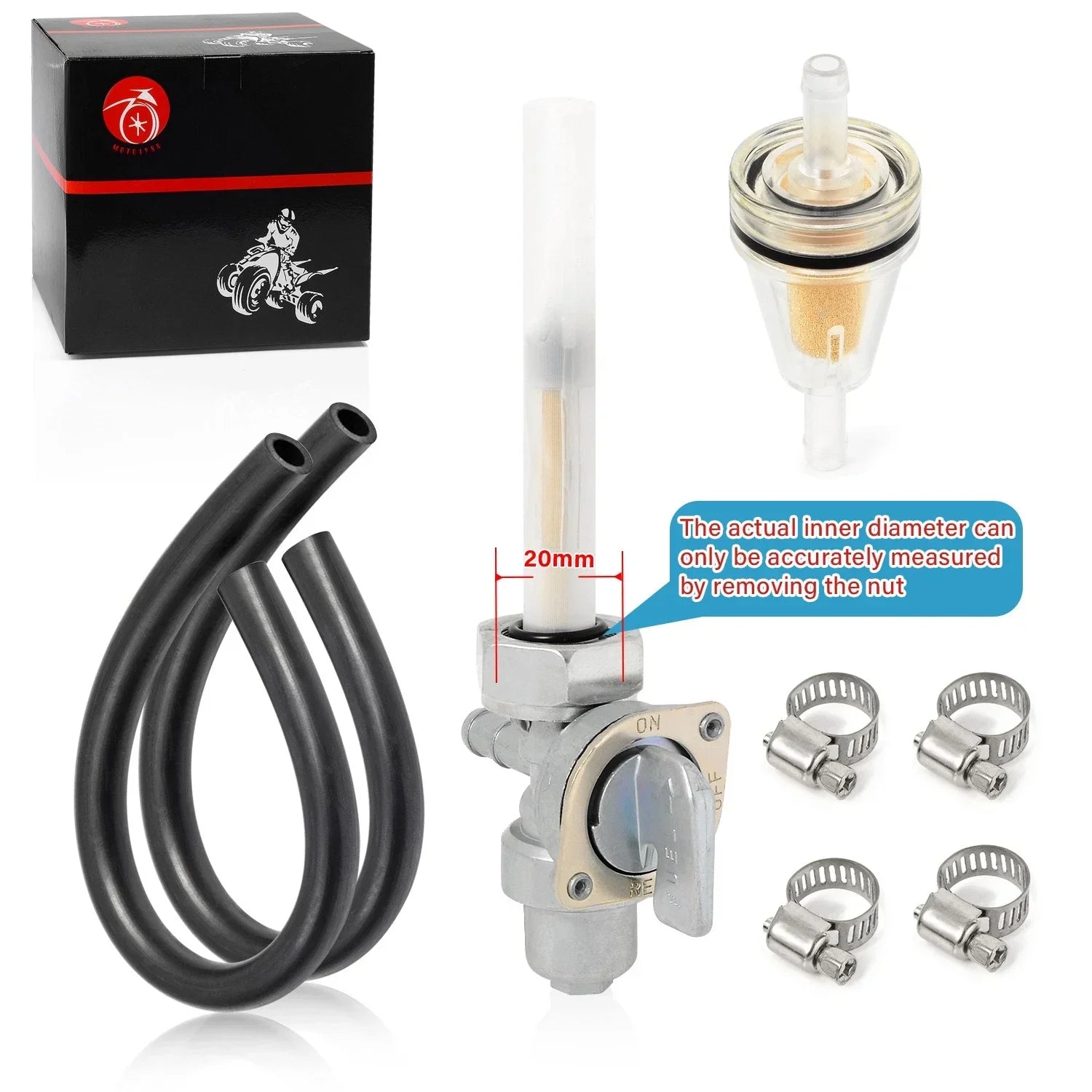20mm Fuel Valve Petcock for Honda CB750SC CB1000C CB1100F (1983–1983)