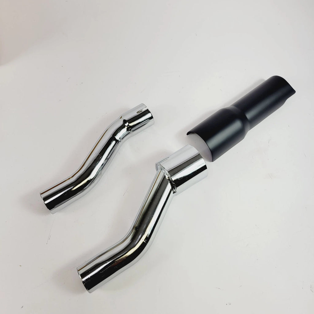 Muffler Adapter Kit for Harley Trike (2017–2024) 46784, Black