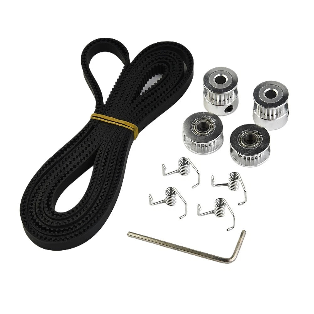 2X Rubber Timing Belt & Tensioning Idlers for Motor Drive Accessory Kit