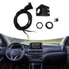 Dual USB Flush Mount Adapter for Universal Vehicles (145cm Cable Length)