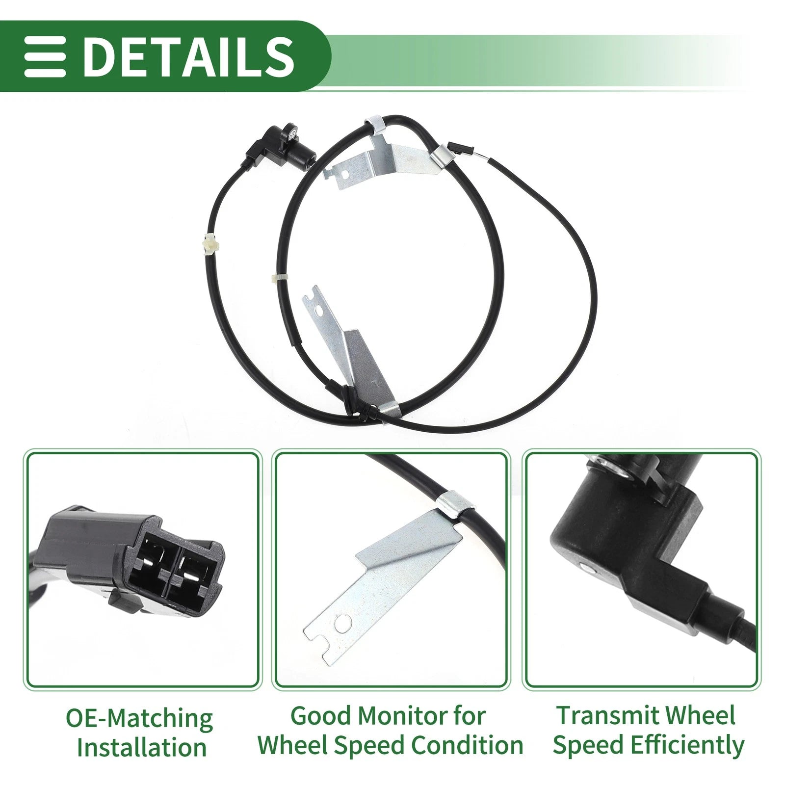 ABS Wheel Speed Sensor for Suzuki Swift (2005–2010) No. 5632062J00 Rear Left
