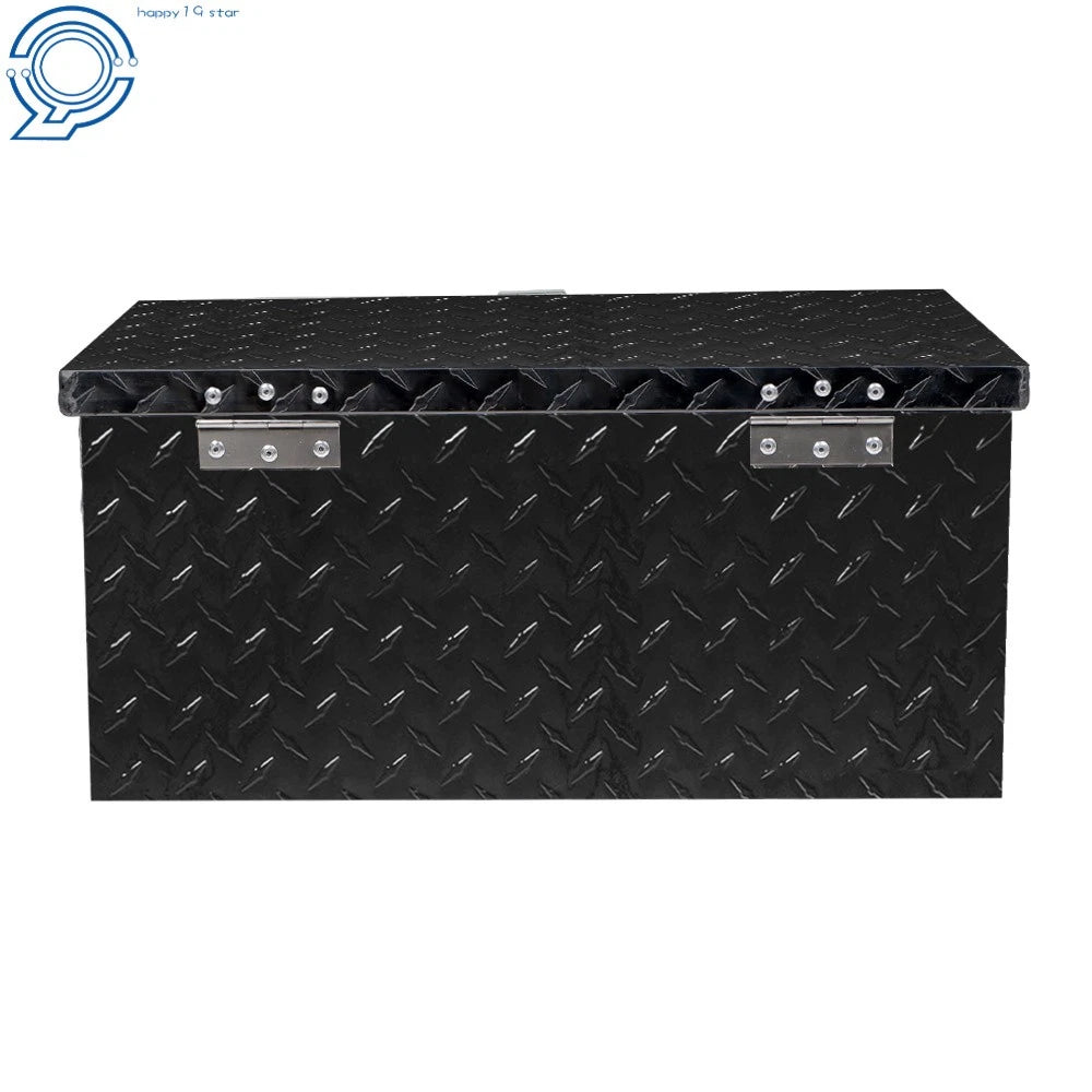 Black Aluminum Tool Box for Truck Trailer Storage (20" x 12" x 9.5")