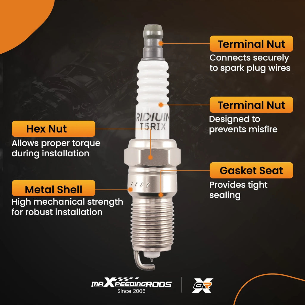8x Iridium Spark Plugs for Cadillac Escalade (2002-2014)