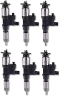 Set of 6 Fuel Injectors 8-97602485-1 095000-5341 for Isuzu 4HK1 6HK1