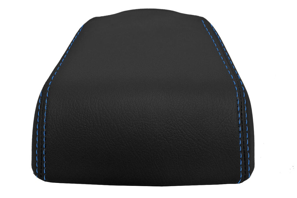 Console Lid Cover Leather for Mitsubishi 3000GT Dodge Stealth (1991–1999) Blue Stitch