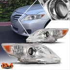 Projector Headlight for Toyota Camry (2010–2011) Black Housing Clear Corner