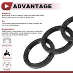Set of 5 Rotary Shaft Oil Seals 40x52x7mm Nitrile Rubber