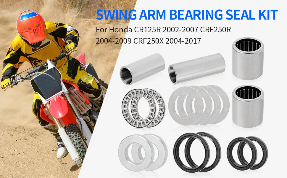 Swing Arm Bearing Seal Rebuild Kit for Honda CRF250R (2004-2009)