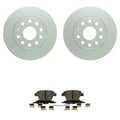 Set of 4 Bosch Quietcast Disc Brake Rotors & Pads for A3, Beetle, Jetta (2006–2016)