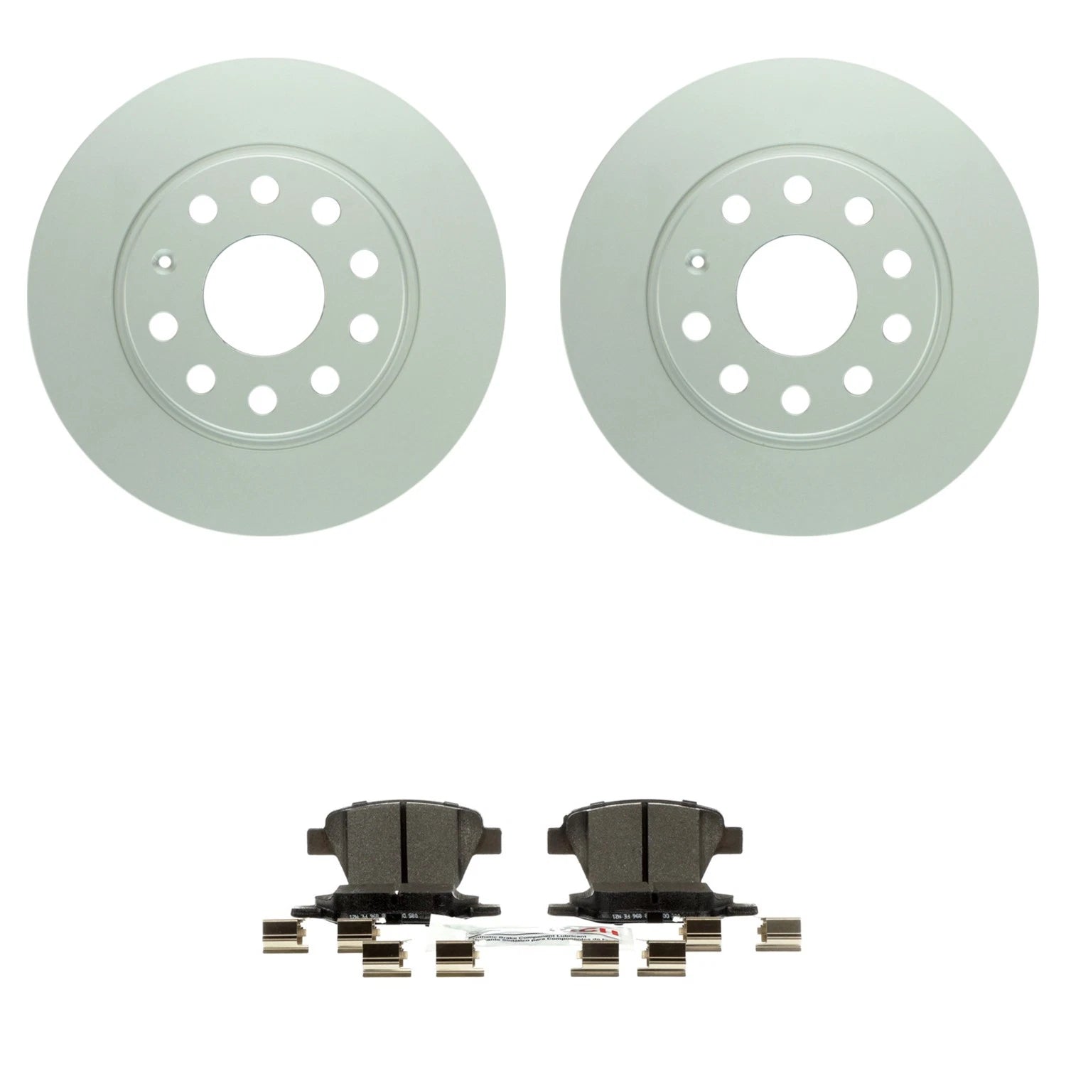 Set of 4 Bosch Quietcast Disc Brake Rotors & Pads for A3, Beetle, Jetta (2006–2016)