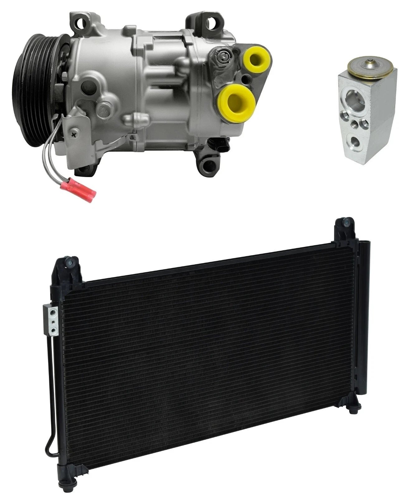 A/C Compressor Kit with Condenser for GMC Sierra 3500 HD 6.6L (2016–2016)