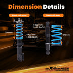 Adjustable Coilovers Suspension Kit for Honda Pilot (2003-2008)