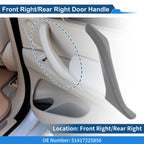 Inner Door Panel Handle for BMW F10 F11 F18 (2010–2017) No. 51417225856 Gray