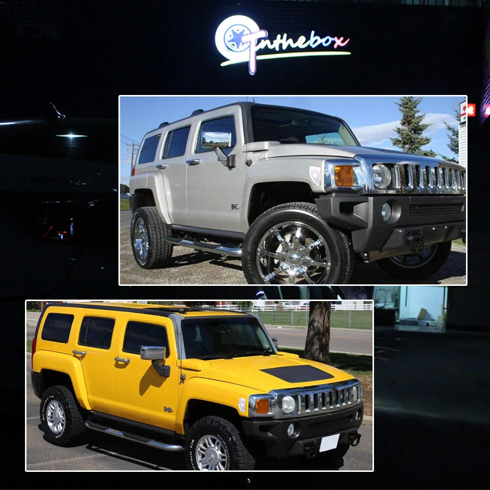Clear Front Fender Side Marker Lights for Hummer H3/H3T (2005–2010)