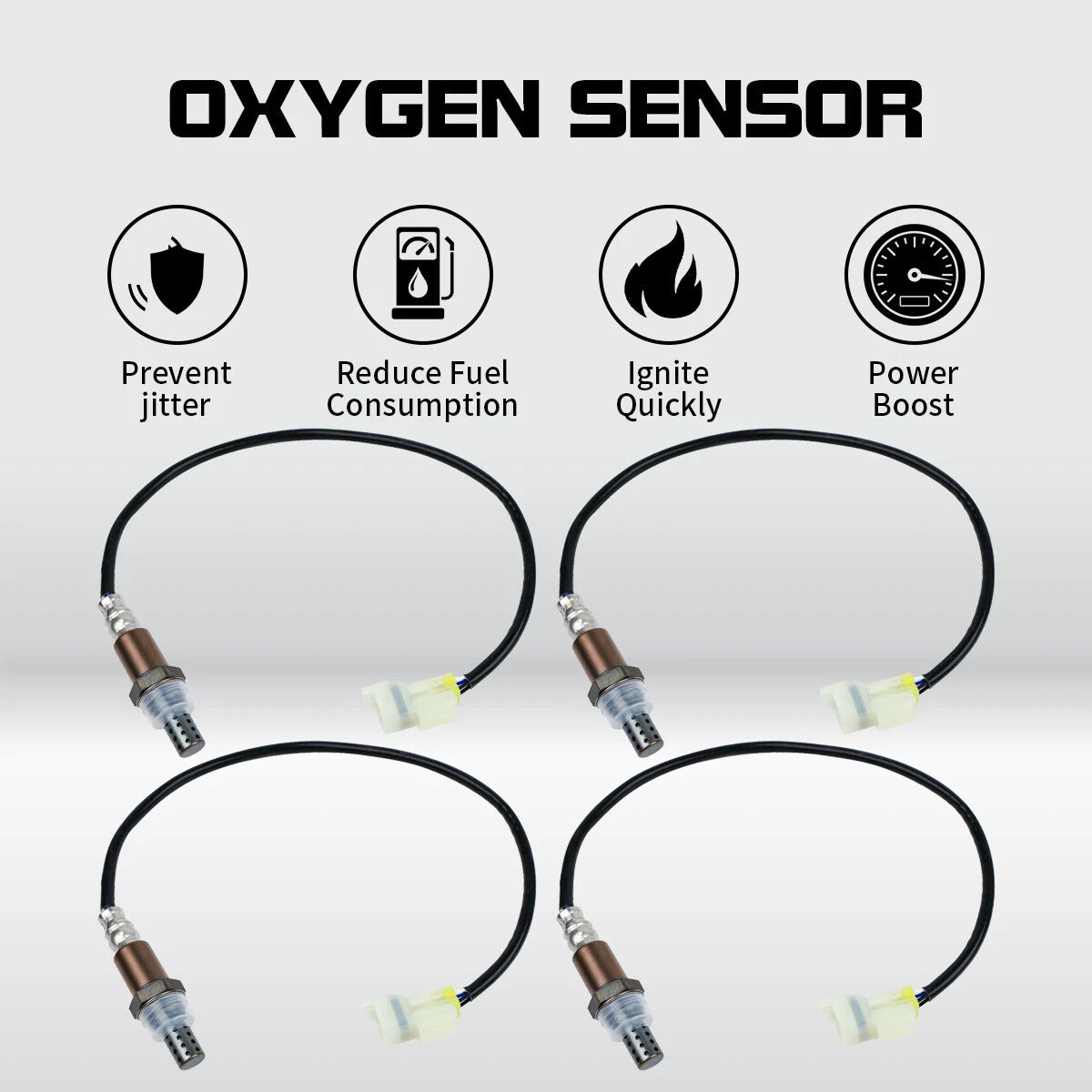 4X O2 Oxygen Sensor 2344105 1821365G00 for Chevrolet Tracker (1999–2004)