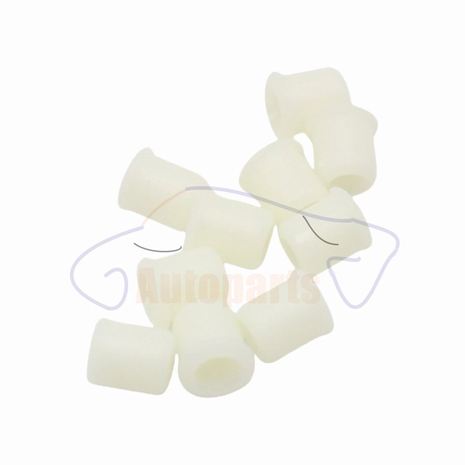 Set of 10 Trunk Emblem Grommets for Mercedes-Benz D EL EQB EQE EQL Class (1954–2025)