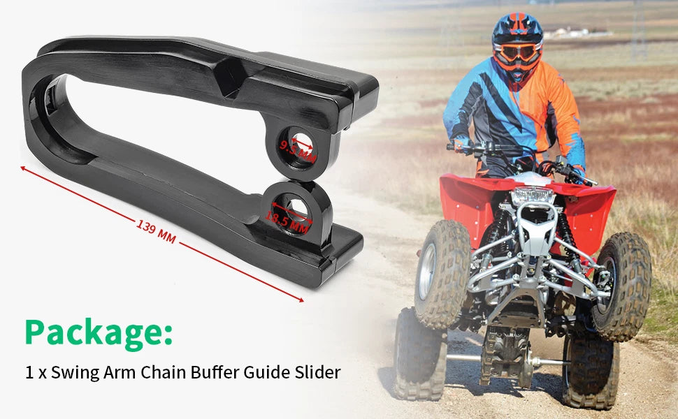 Swingarm Chain Buffer Guide Slider for Honda TRX400X TRX400EX (2004–2009) 52170HN1000