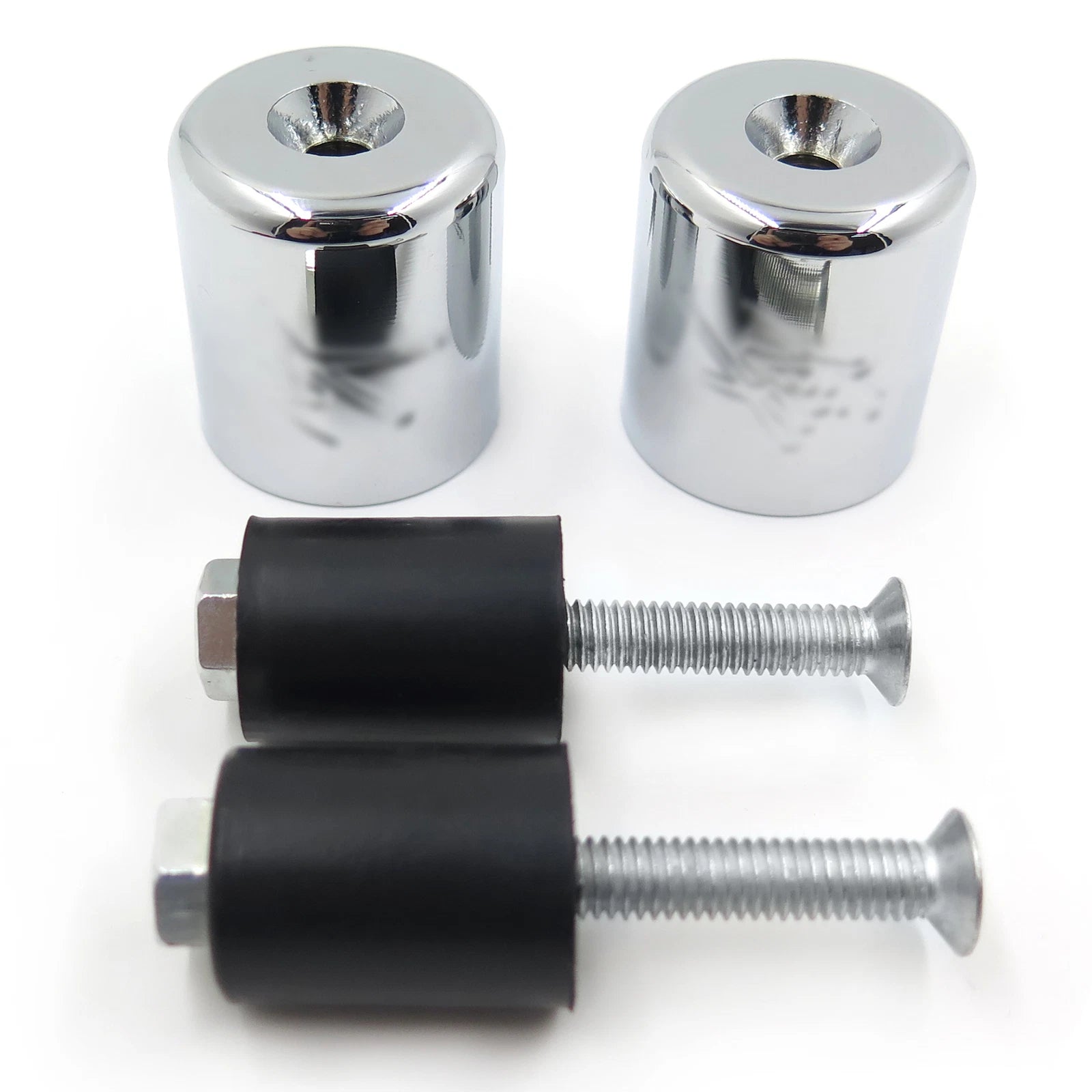 Chrome Billet Aluminum Bar Ends for Suzuki GSX1300R Hayabusa (1999–2016)