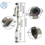 Rear Catalytic Converter for Lexus ES330 (2004–2006) / Toyota Solara (2004–2008) 3.3L