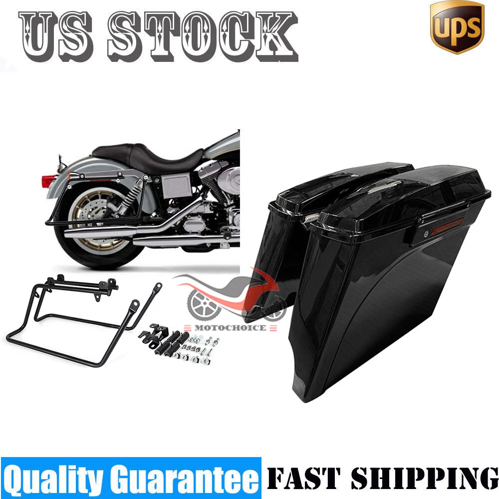 6x9" Speaker Lid for Dyna (Stretched Extended Saddlebags + Conversion Brackets)