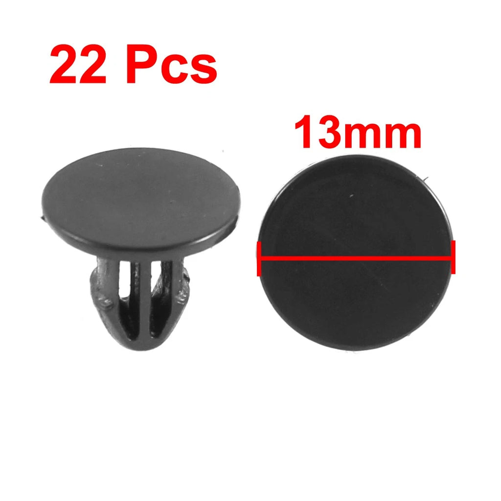 22 Pcs Machine Cover Plastic Clips for Honda (6mm Hole Dia)