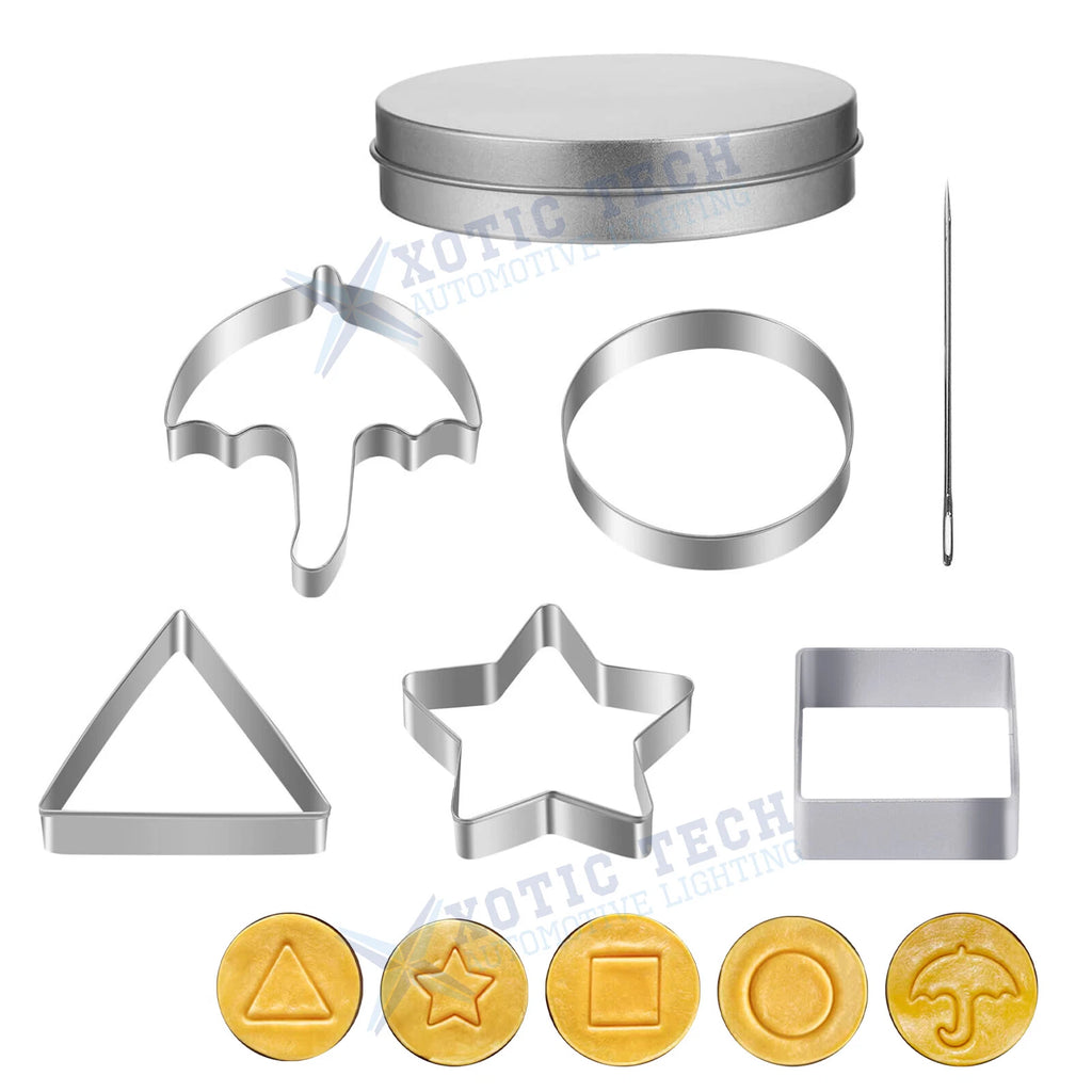 Stainless Steel Cookie Cutters for Sugar Candy Making (—)