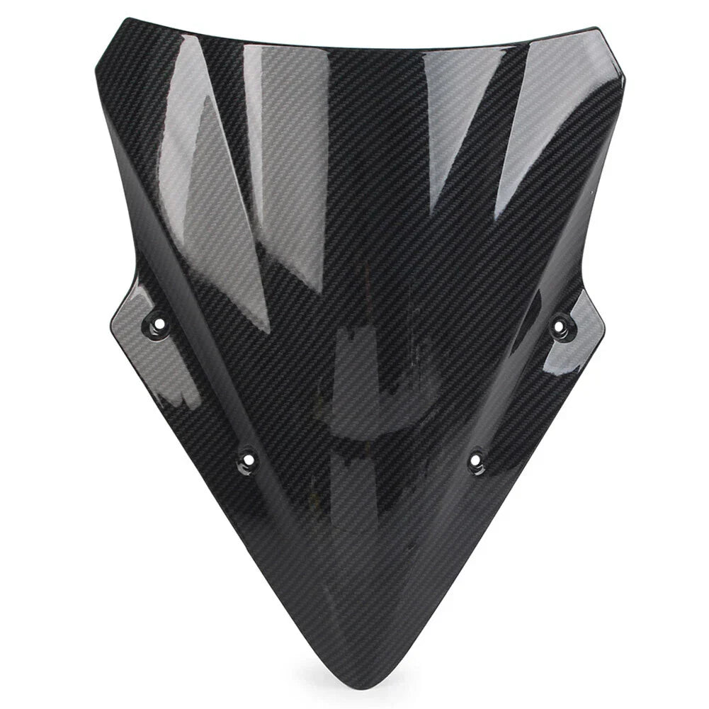 Black Carbon Fiber Windshield for Kawasaki Ninja 650 EX650 ER6F (2017-2019)