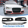 Front Lower Bumper Grille for Audi A4 (2013–2015) Sport Style with Hole