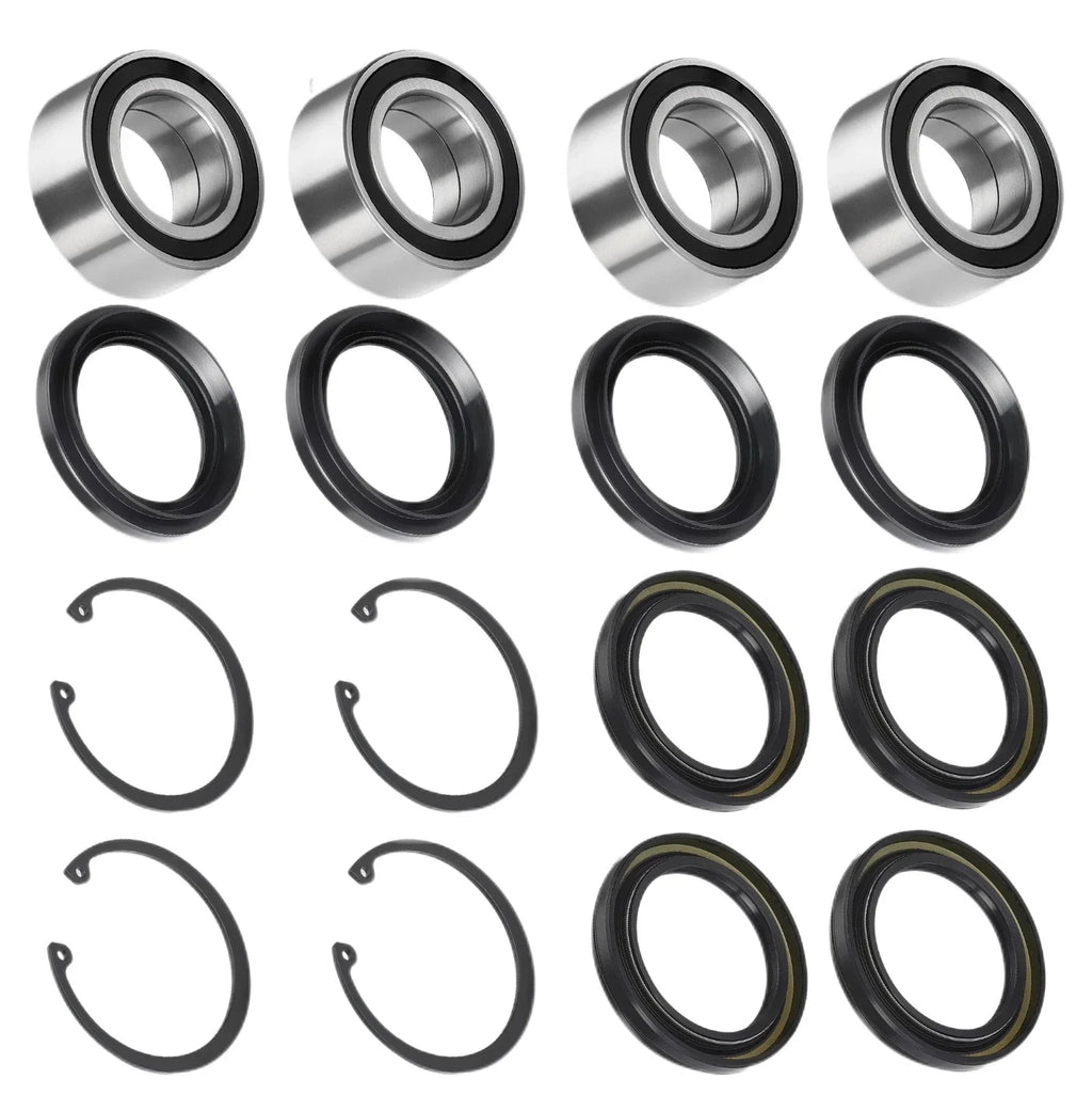 Rear Wheel Bearings Seals Kit 4x for Honda Rincon TRX650FGA (2004–2005)