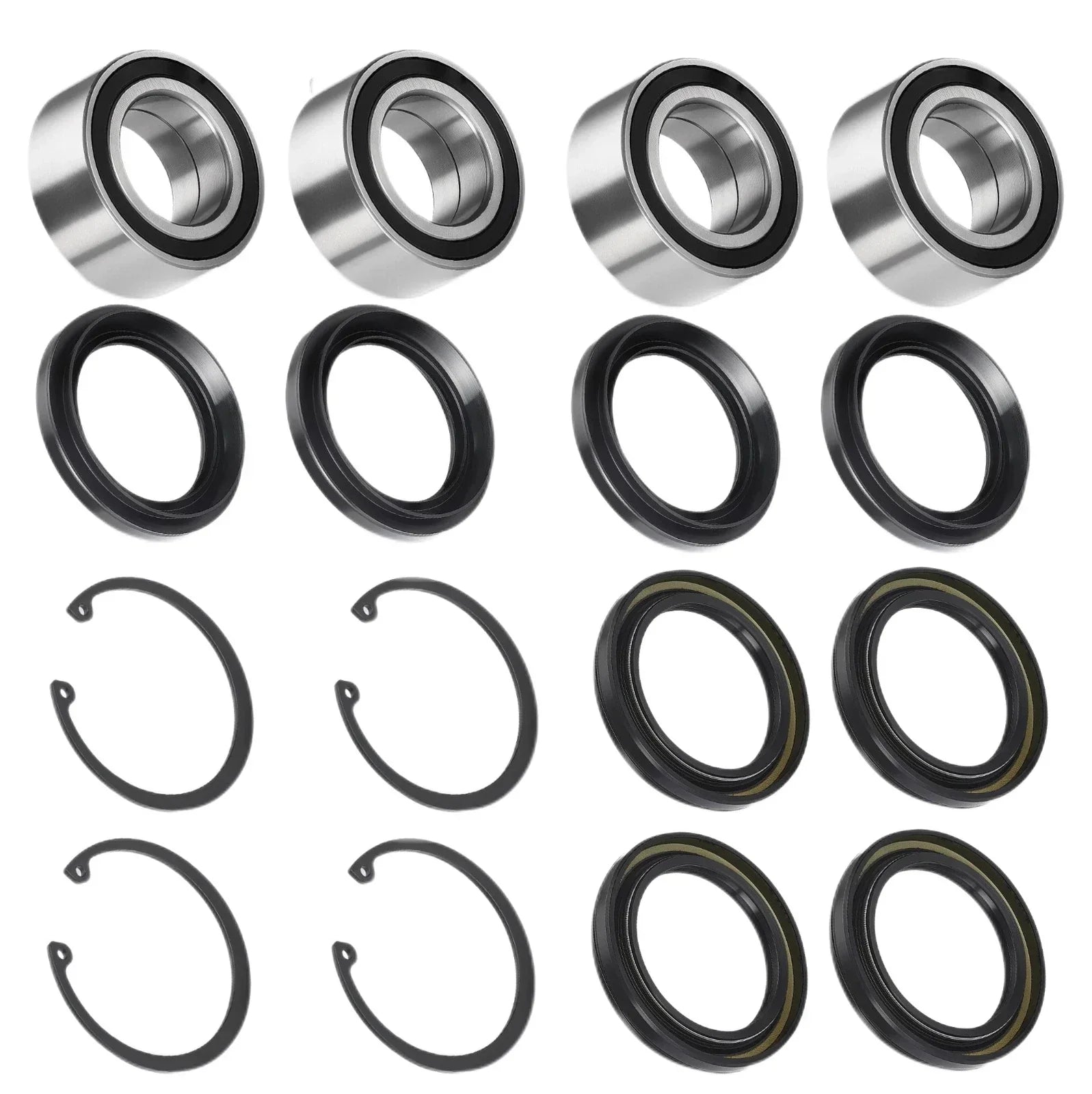 Rear Wheel Bearings Seals Kit 4x for Honda Rincon TRX650FGA (2004–2005)