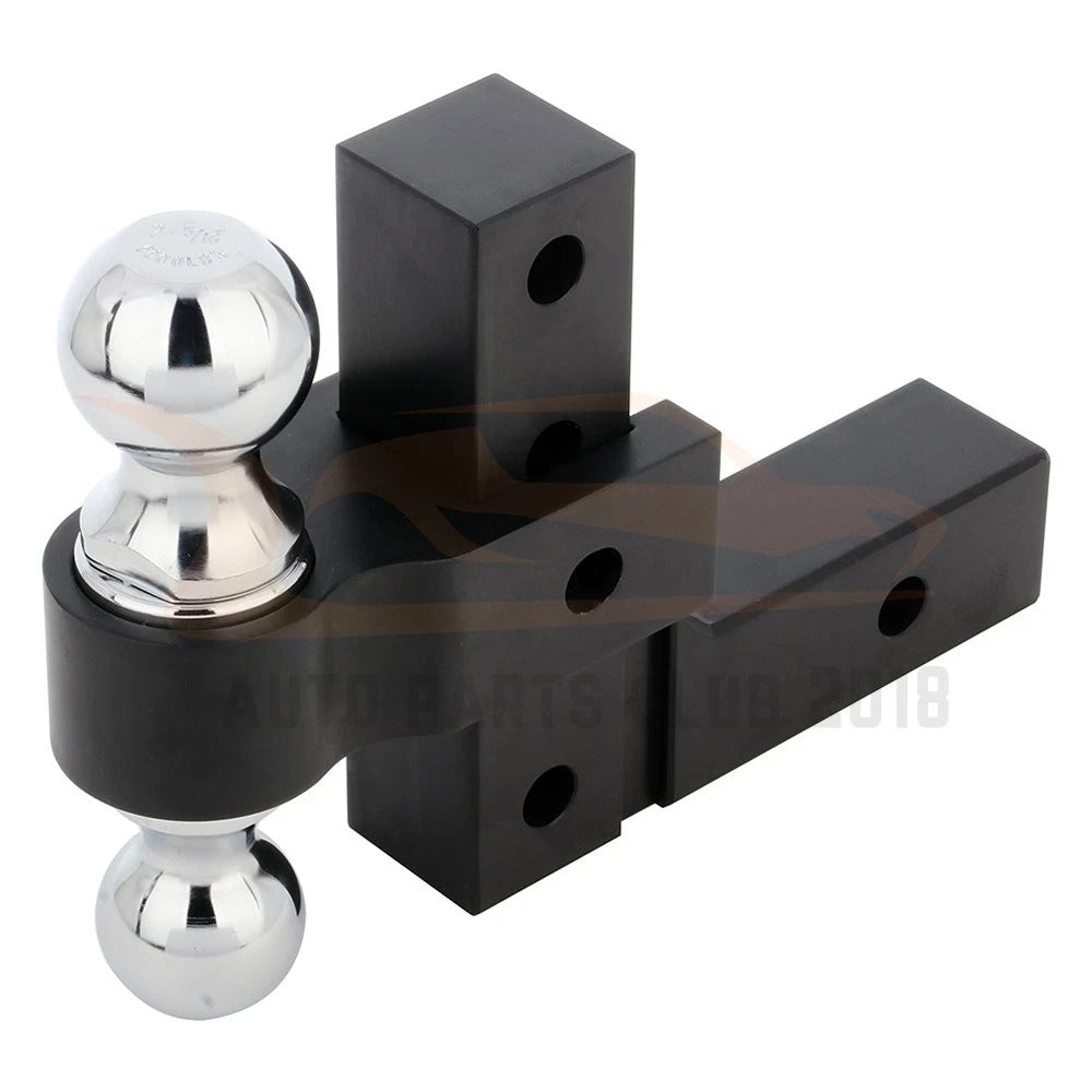 Heavy Duty Dual Ball Tow Trailer Hitch for Universal Fit