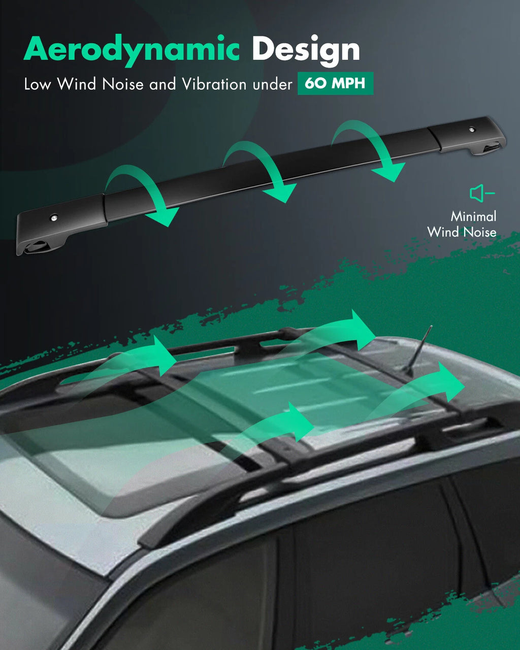 Roof Rack Cross Bar for Subaru Forester (2009–2013)