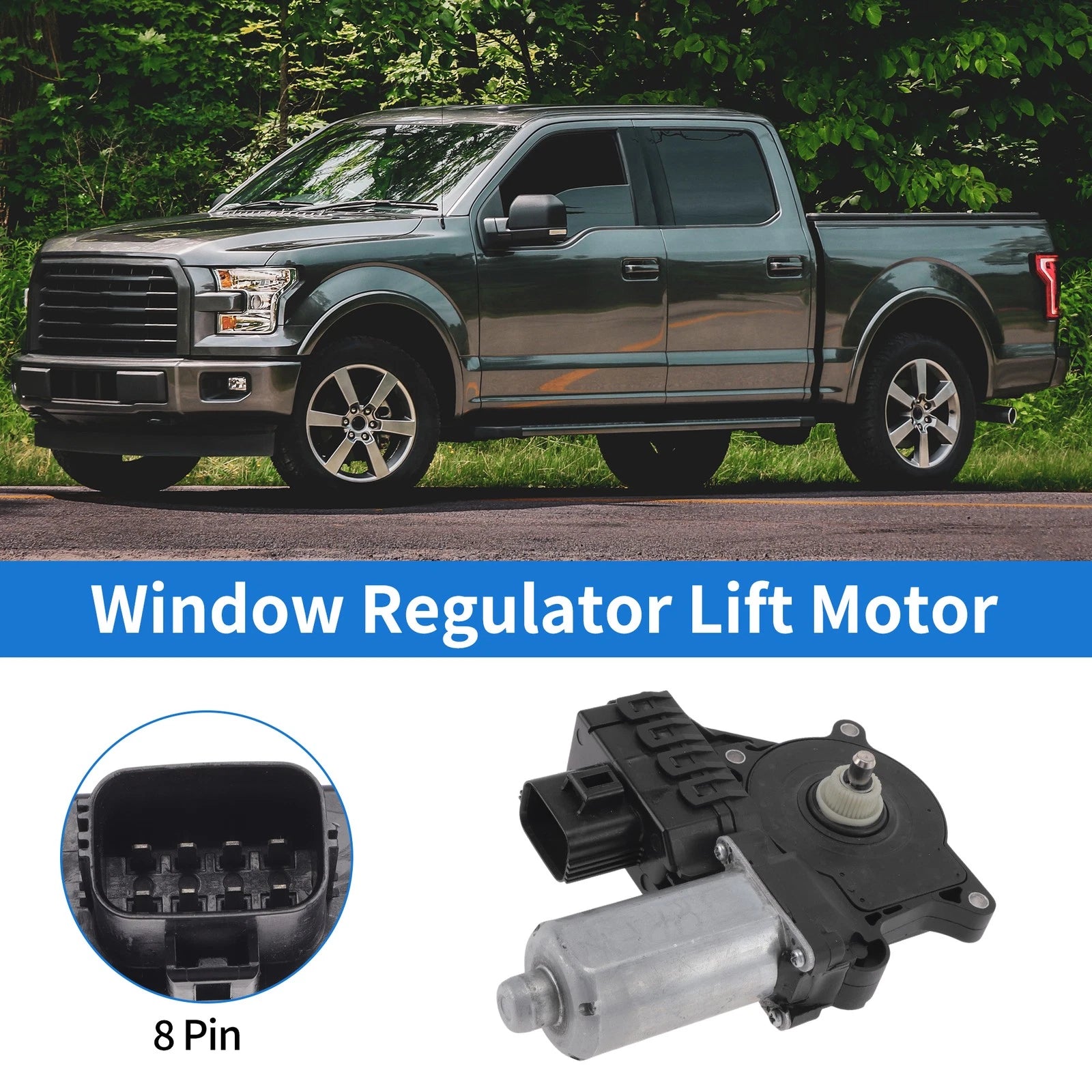 Power Window Regulator Lift Motor for Ford Mustang (2005–2009) No.742279