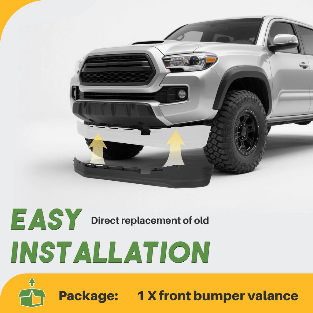 Front Valance Lower Spoiler for Toyota Tacoma (2016–2023)
