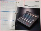 Yamaha MC802 MC1202 MC1602 Mixing Consoles Sales Brochure
