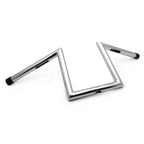 Chrome Z Bar 6" Rise Handlebars for Harley Softail Dyna Sportster