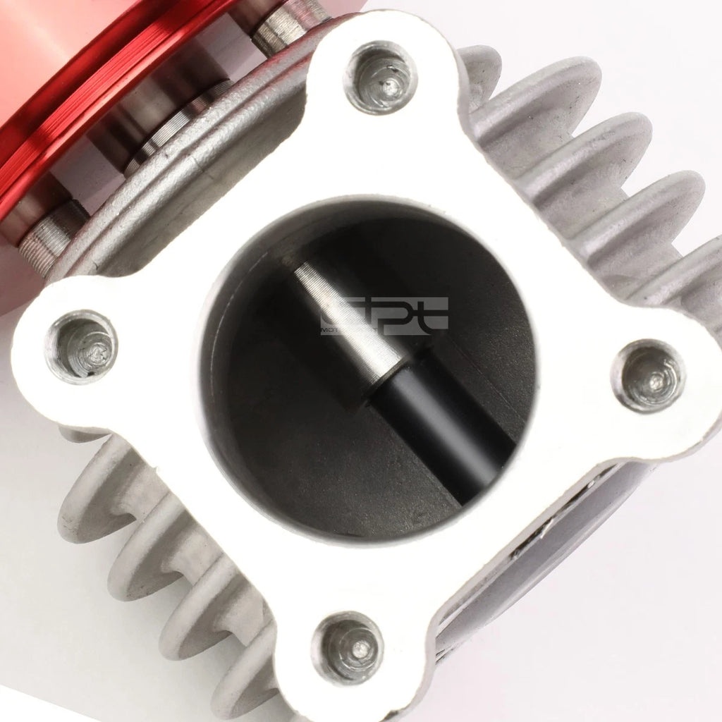 Universal 46mm Turbo 4-Bolt Wastegate Bypass Exhaust + Spring Red