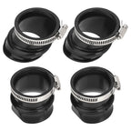 Set of 4 Carburetor Boots and Clamps for Honda CB750F CB750K CB750L CB750C CB750SC