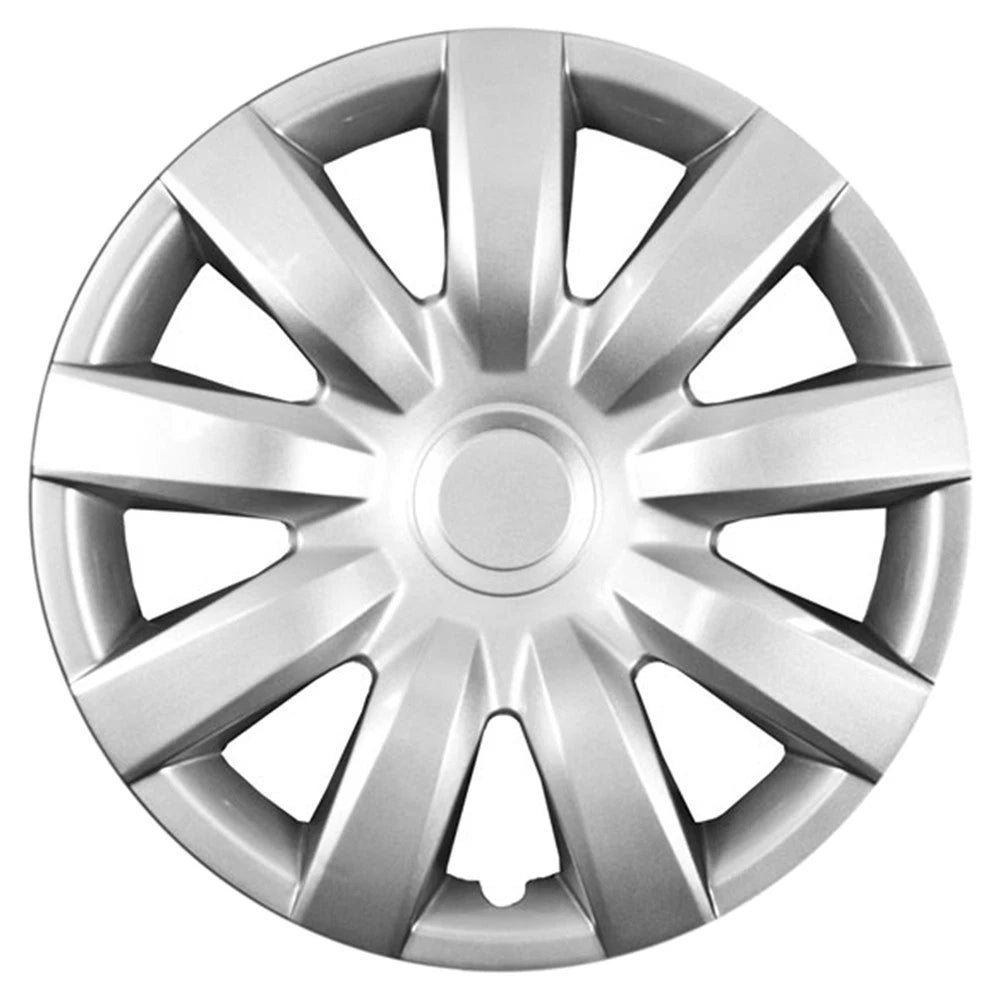 Push-On Wheel Cover Hubcaps Silver for Toyota Camry (2004–2006)