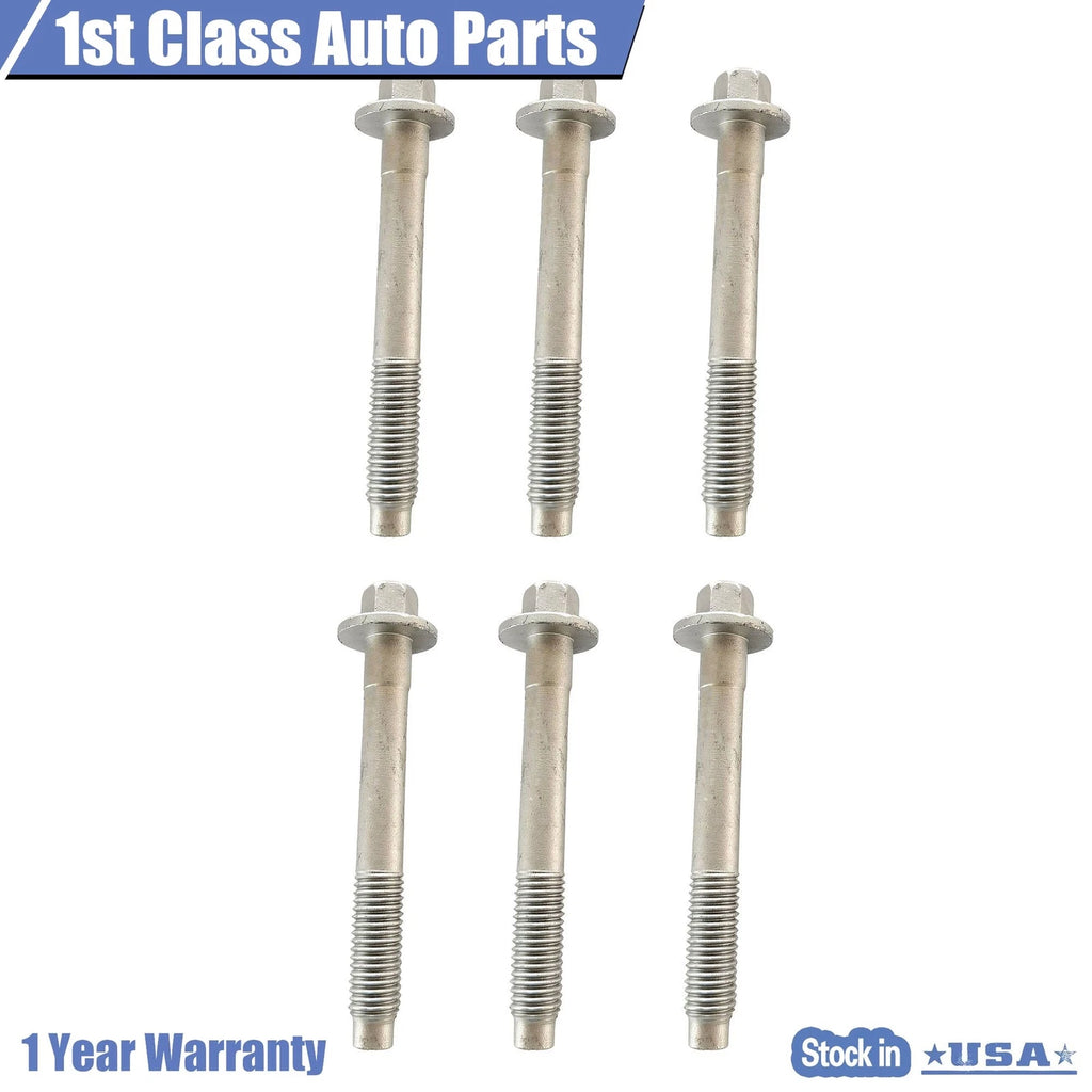Set of 6 Wheel Hub Bearing to Knuckle Mounting Bolts for Jeep Wrangler (2007–2018)