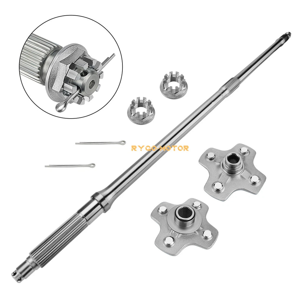 Rear Axle Wheel Shaft w/Hubs for Honda Foreman Rubicon 500 (2009–2011)
