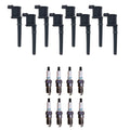 Set of 8 Ignition Coils & Denso Iridium Spark Plugs for Mustang Navigator (V8)
