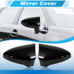 2Pcs Side Mirror Caps for Lexus IS GS LS ES RC F-Sport (2013–2020) Glossy Black
