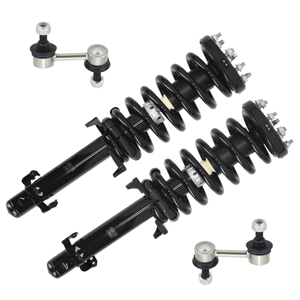Front Complete Struts Assembly w/ Sway Bar Links for Honda Accord 2008–2012